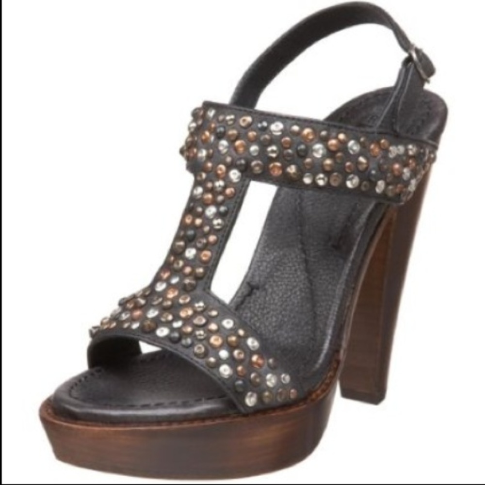 Frye slingback wedges.
